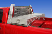 Pickup truck tool boxes and headache racks for pickups thru semi trucks by Highway Products.com 