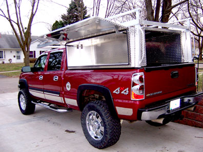 Where can you get a ladder rack for a pickup truck?