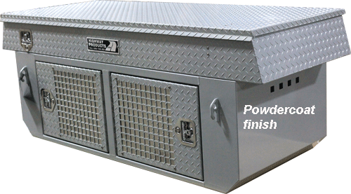 Custom k9 kennel boxes built for dog owners and zoo animals as well from Highway Products, Inc.