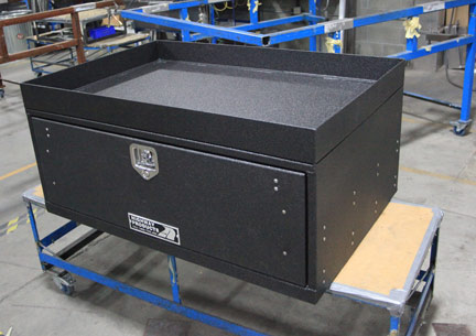 Secure tool boxes for law enforcement built by Highway Products. See them at 800toolbox.com