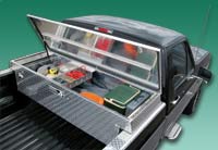Single lid pickup storage tool boxes are available factory direct from Highway Products.