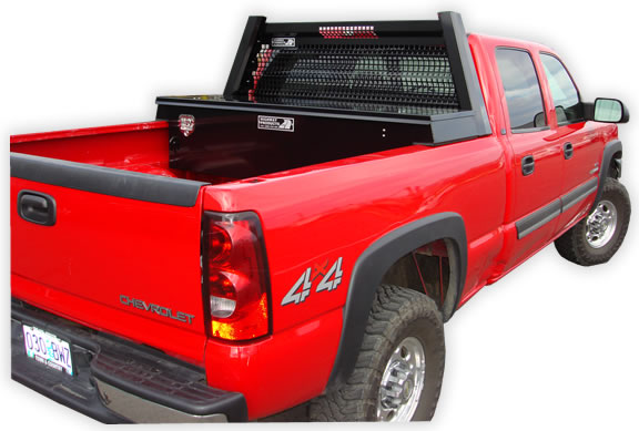 Black truck tool box for your pickup by Highway Products.